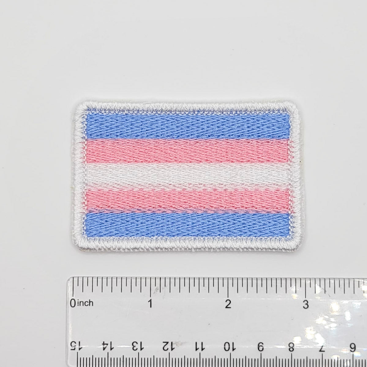 Transgender Pride Embroidered Patch