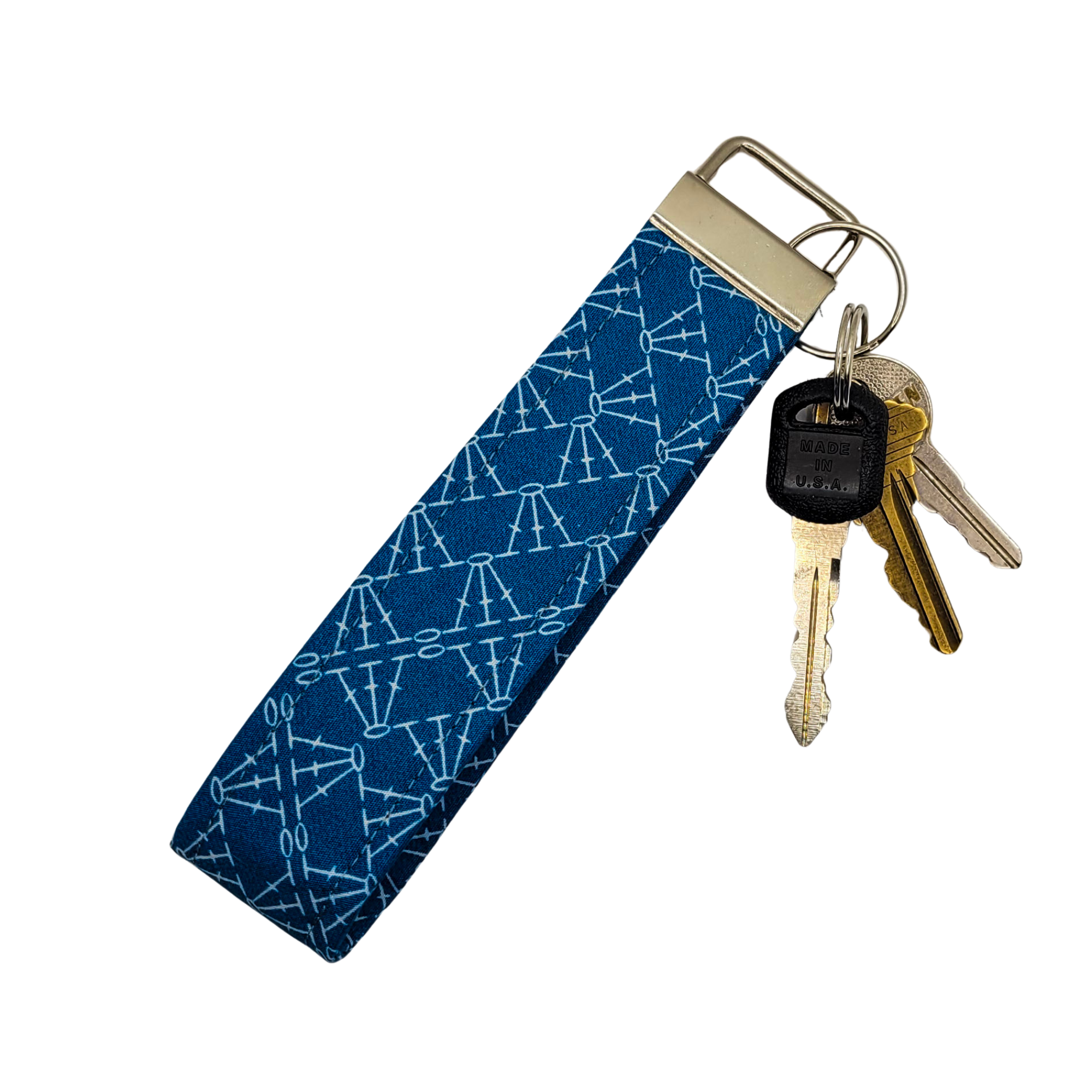 Granny Square Wristlet Keychain