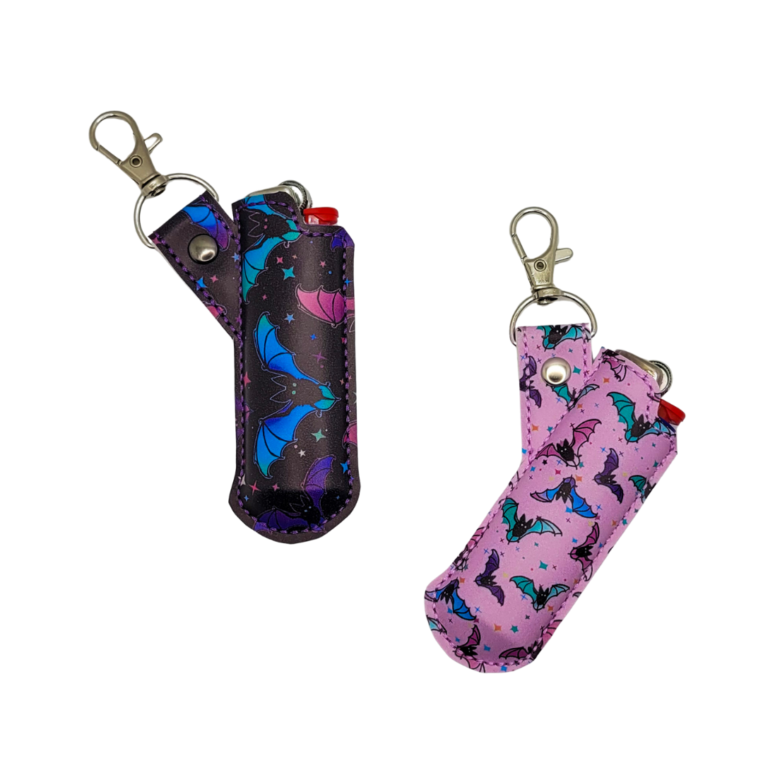 Pastel Bats Vinyl Lighter Case