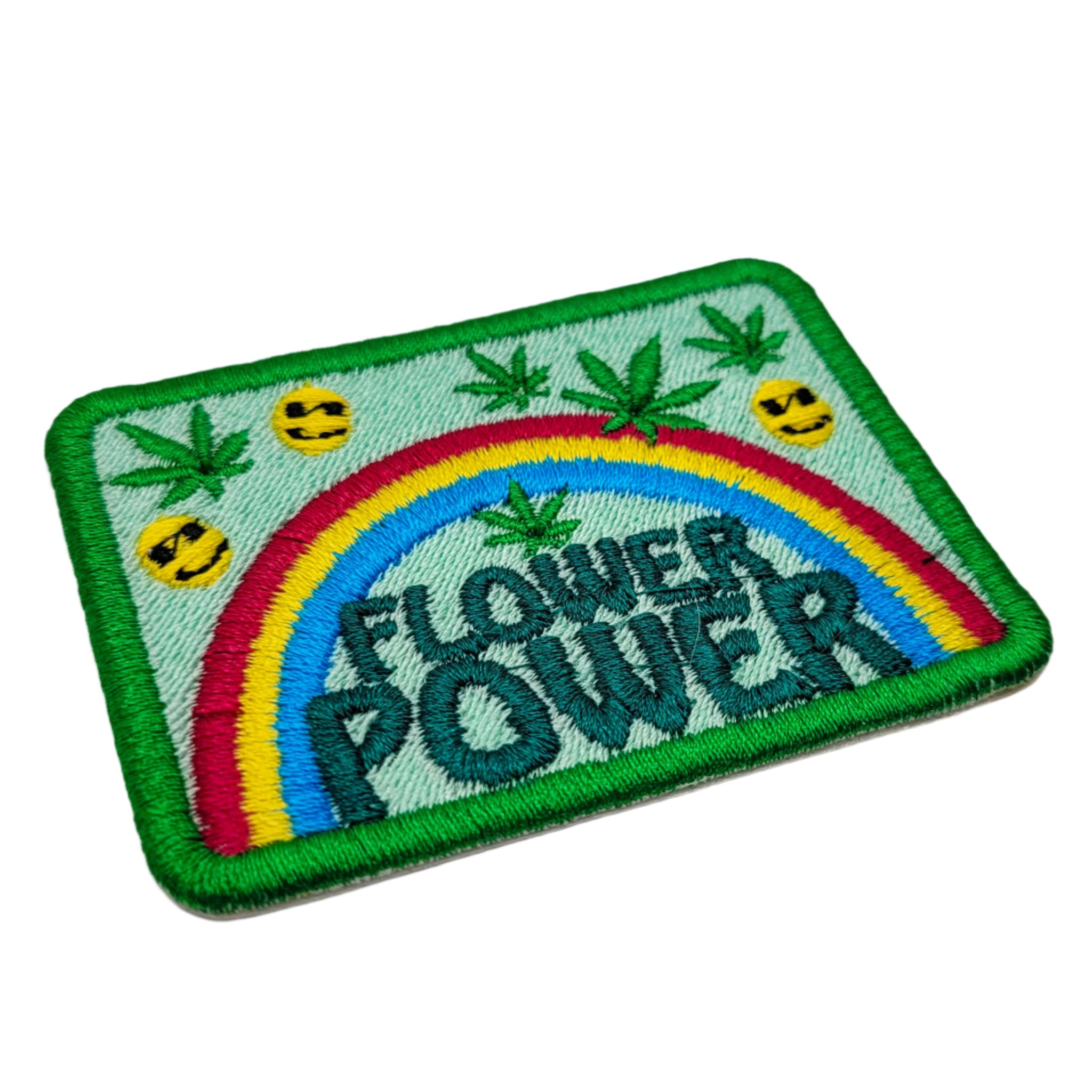 Flower Power Embroidered Patch