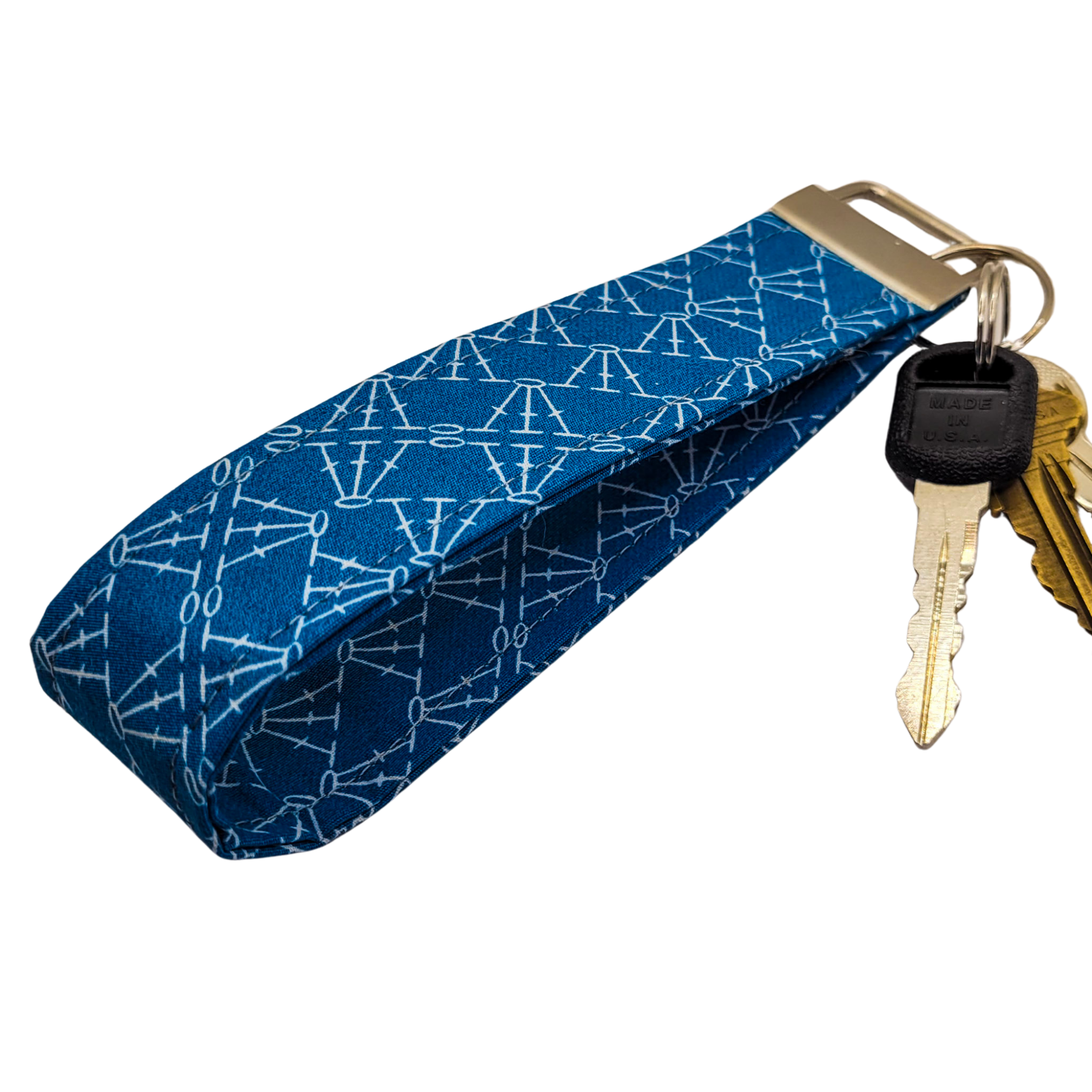 Granny Square Wristlet Keychain