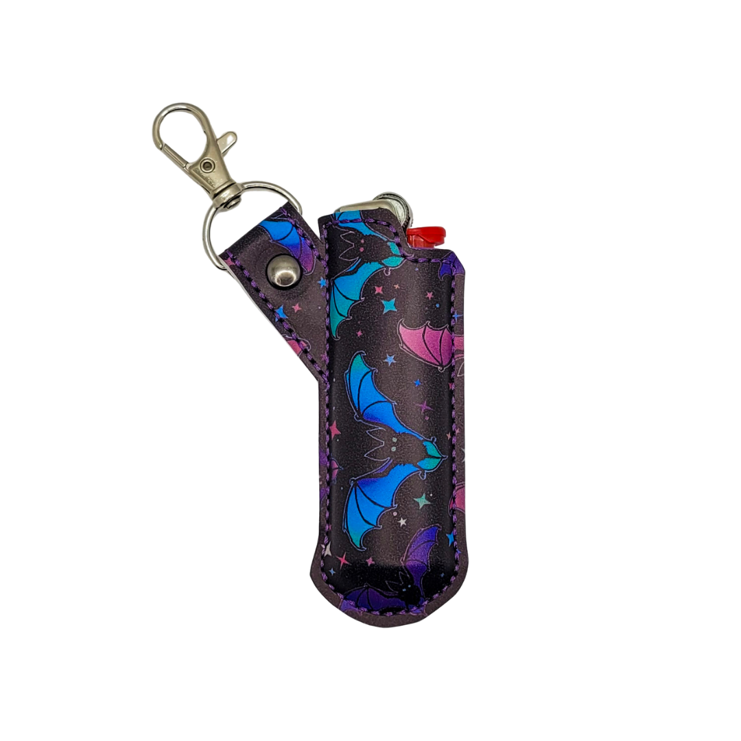 Pastel Bats Vinyl Lighter Case