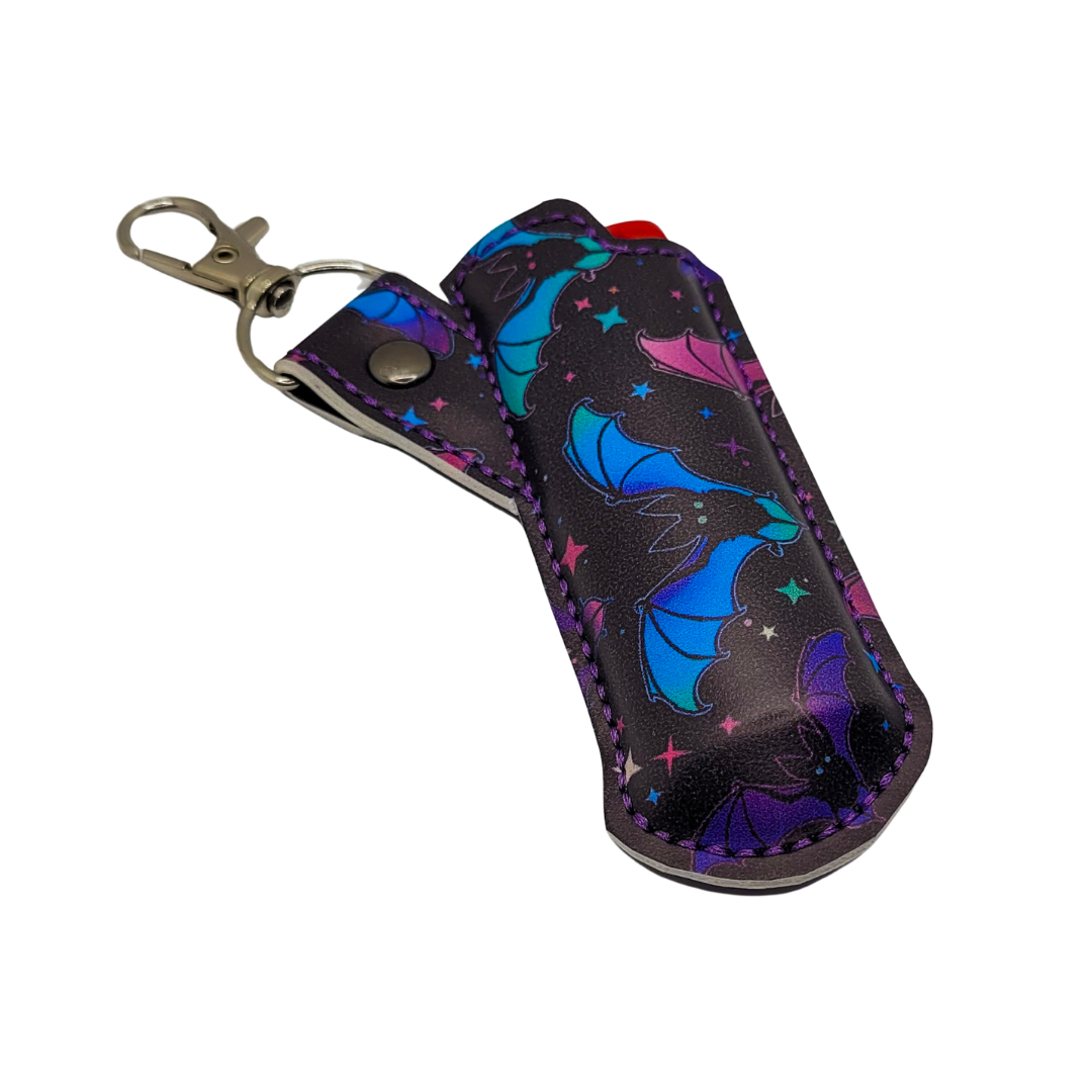 Pastel Bats Vinyl Lighter Case