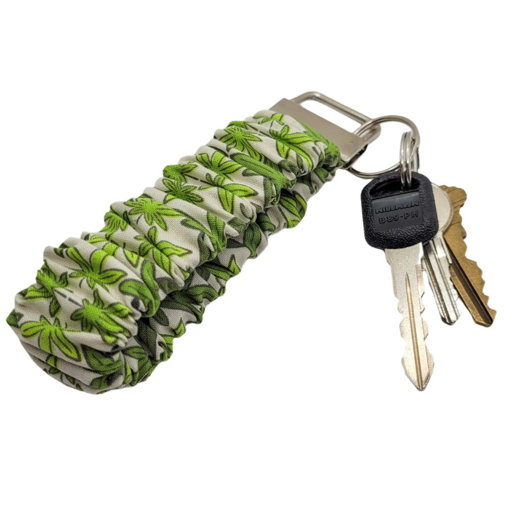 Mary Jane Scrunchie Wristlet Keychain