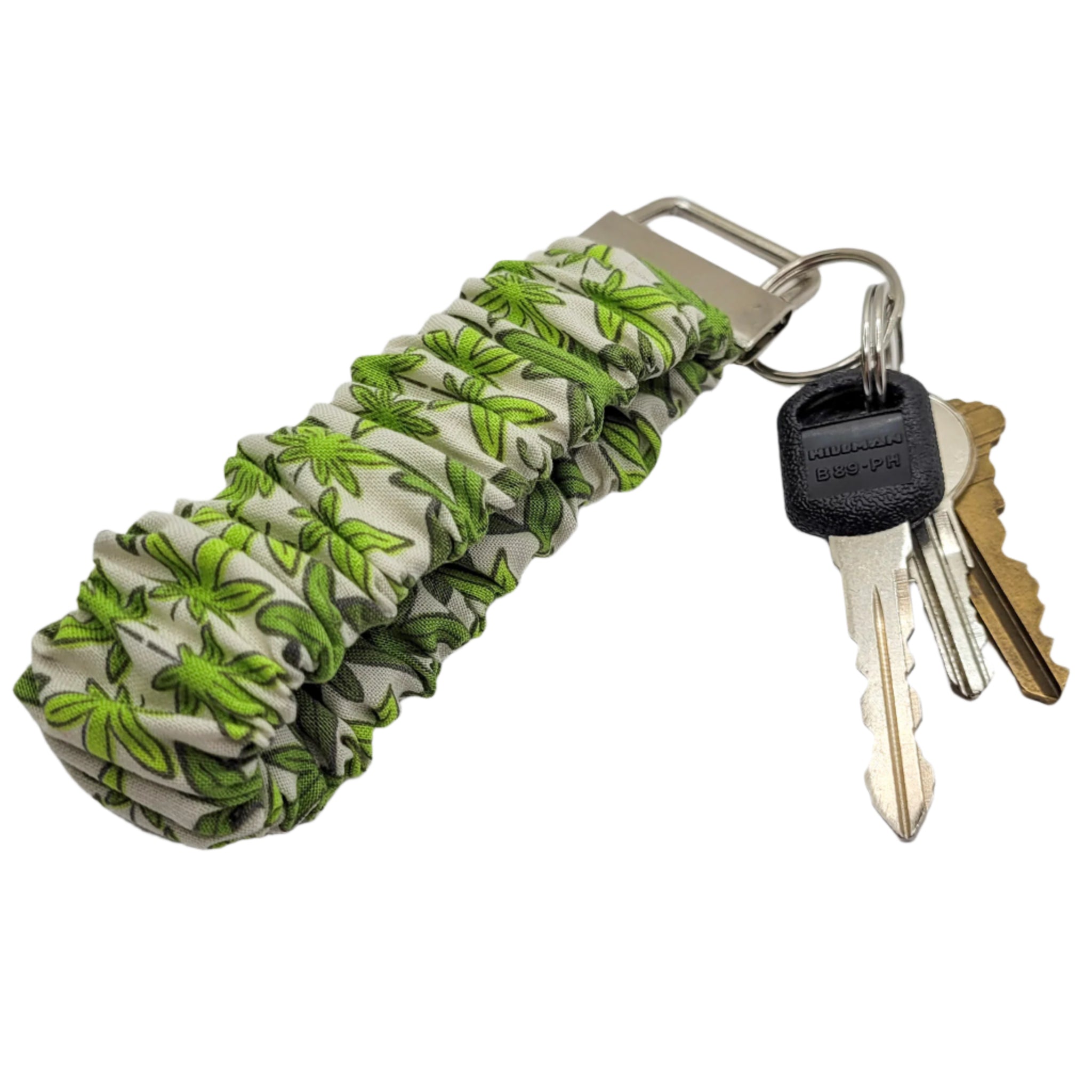 Mary Jane Scrunchie Wristlet Keychain