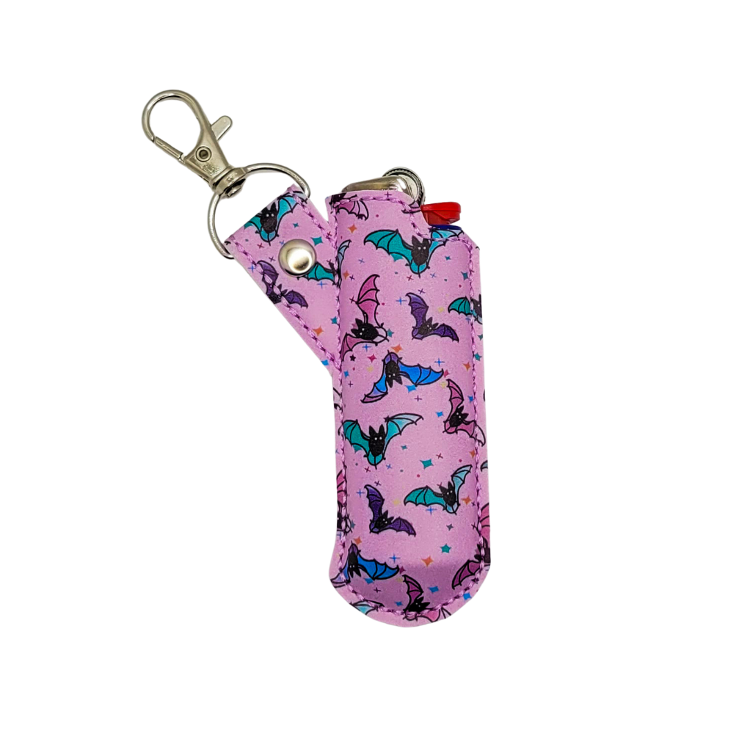 Pastel Bats Vinyl Lighter Case