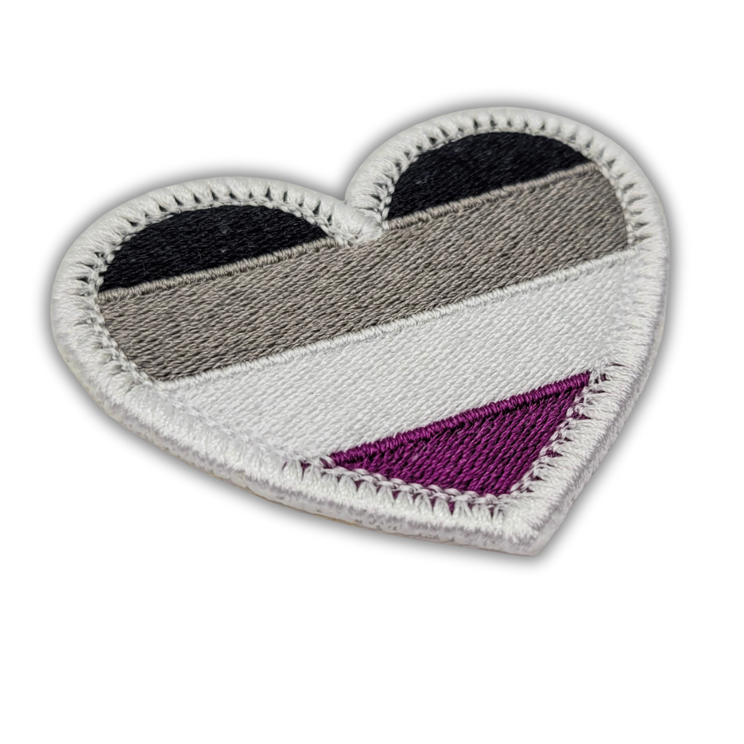 Asexual Pride Heart Patch