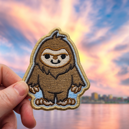 Big Foot Embroidered Patch