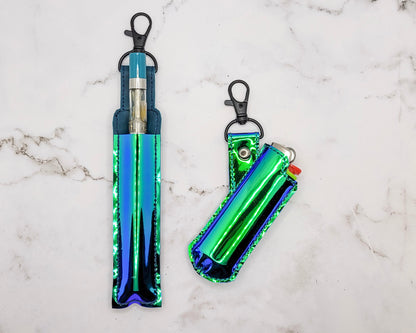 Mountain Lake Colour-Shifting Vape & Lighter Case Set