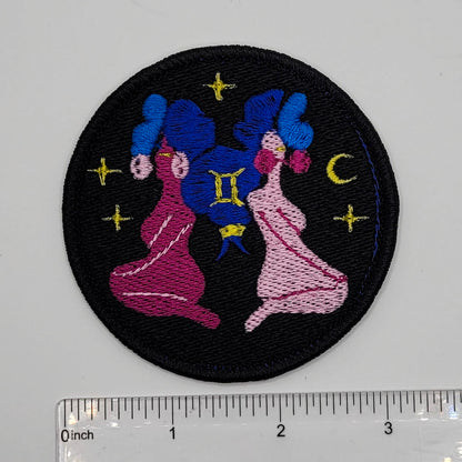 Gemini Zodiac Embroidered Patch