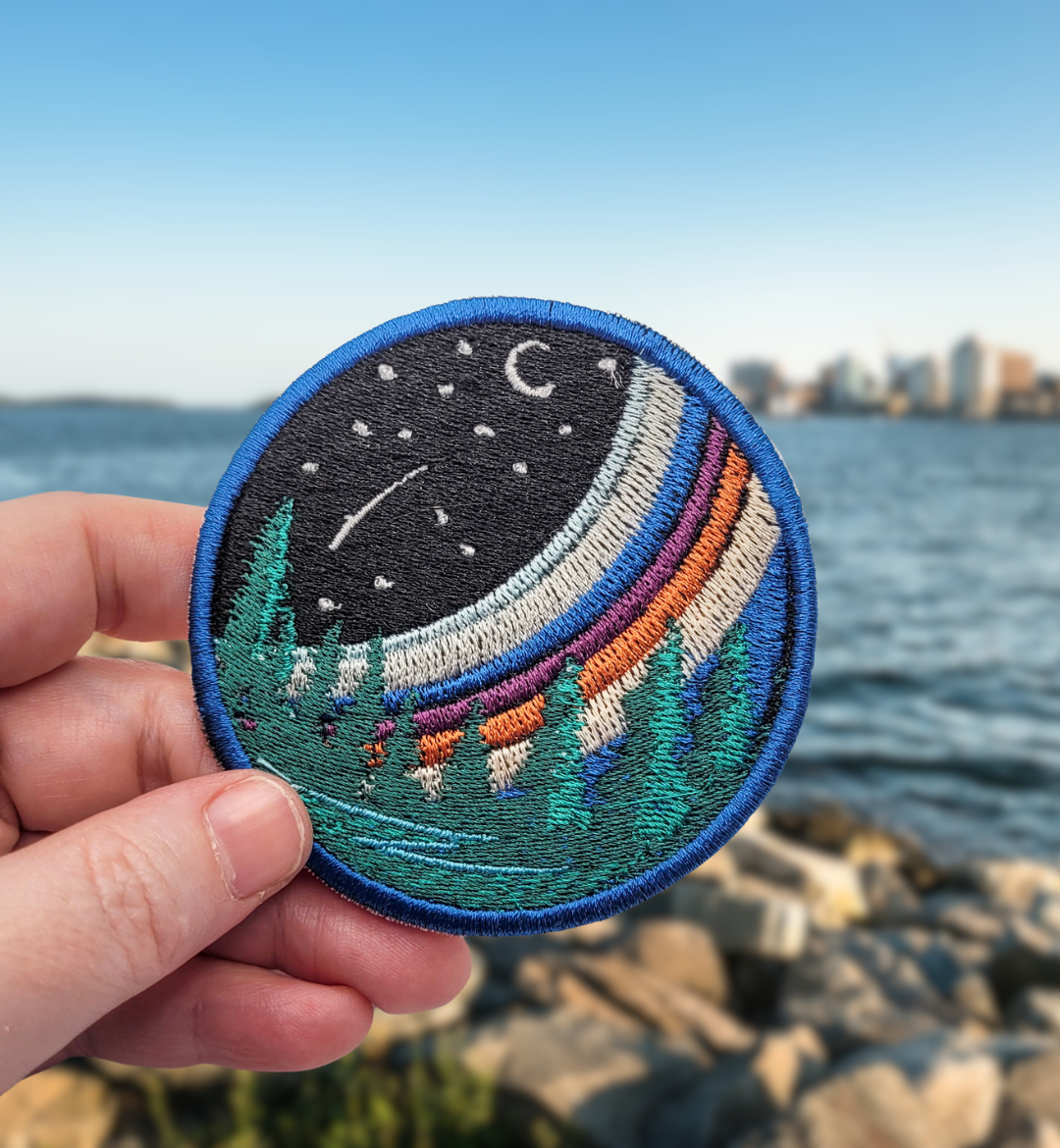 Northern Lights Embroidered Patch