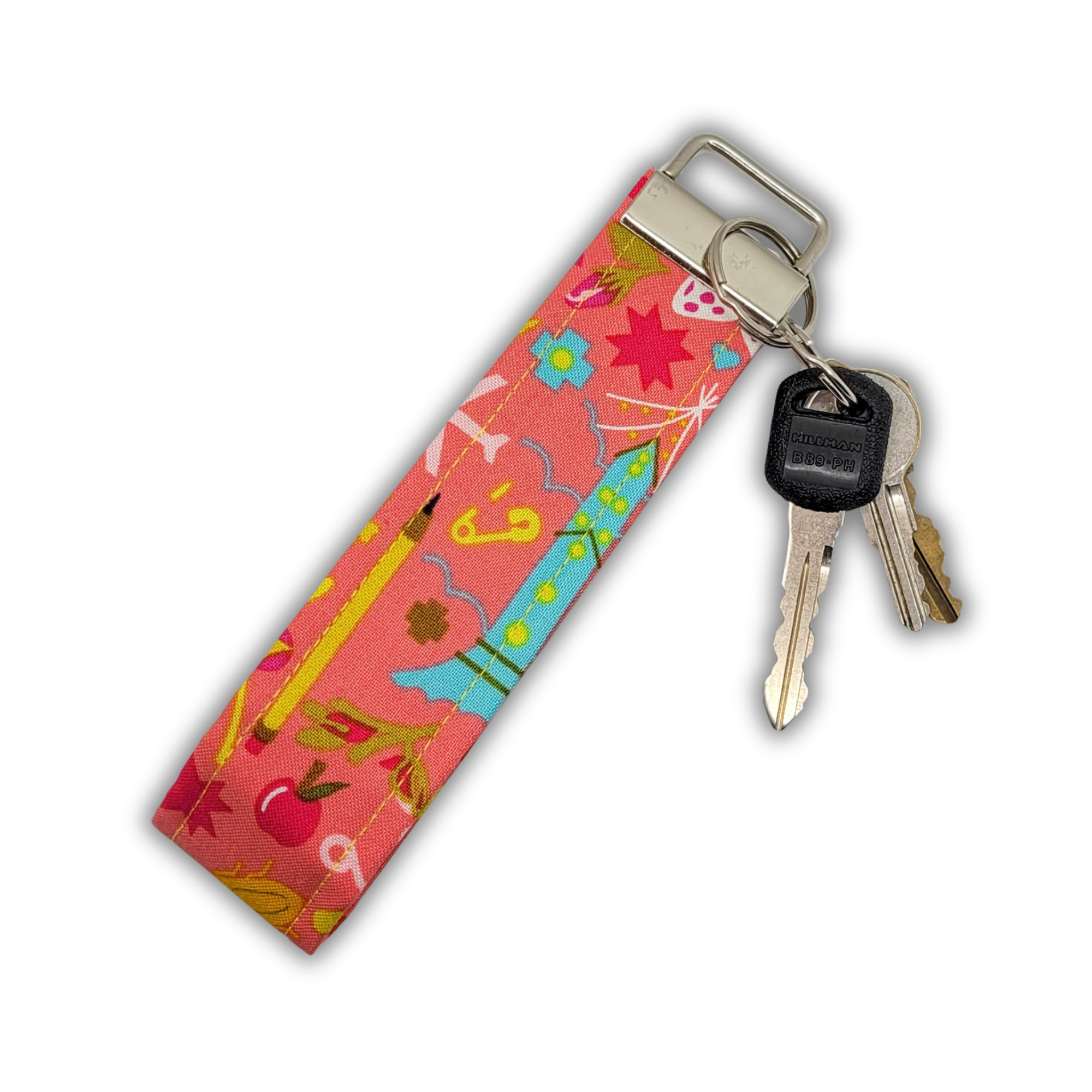Adventure Sketch Wristlet Keychain