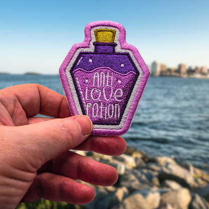 Anti-Love Potion Embroidered Patch