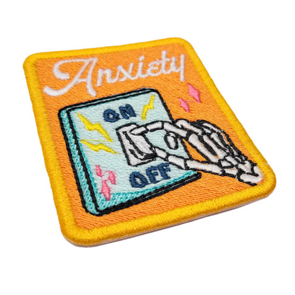 Anxiety Embroidered Patch