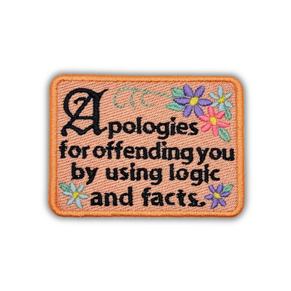 Apologies for Offending Your Embroidered Patch