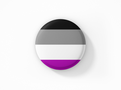 Asexual Pride Flag Patch & Pinback Button
