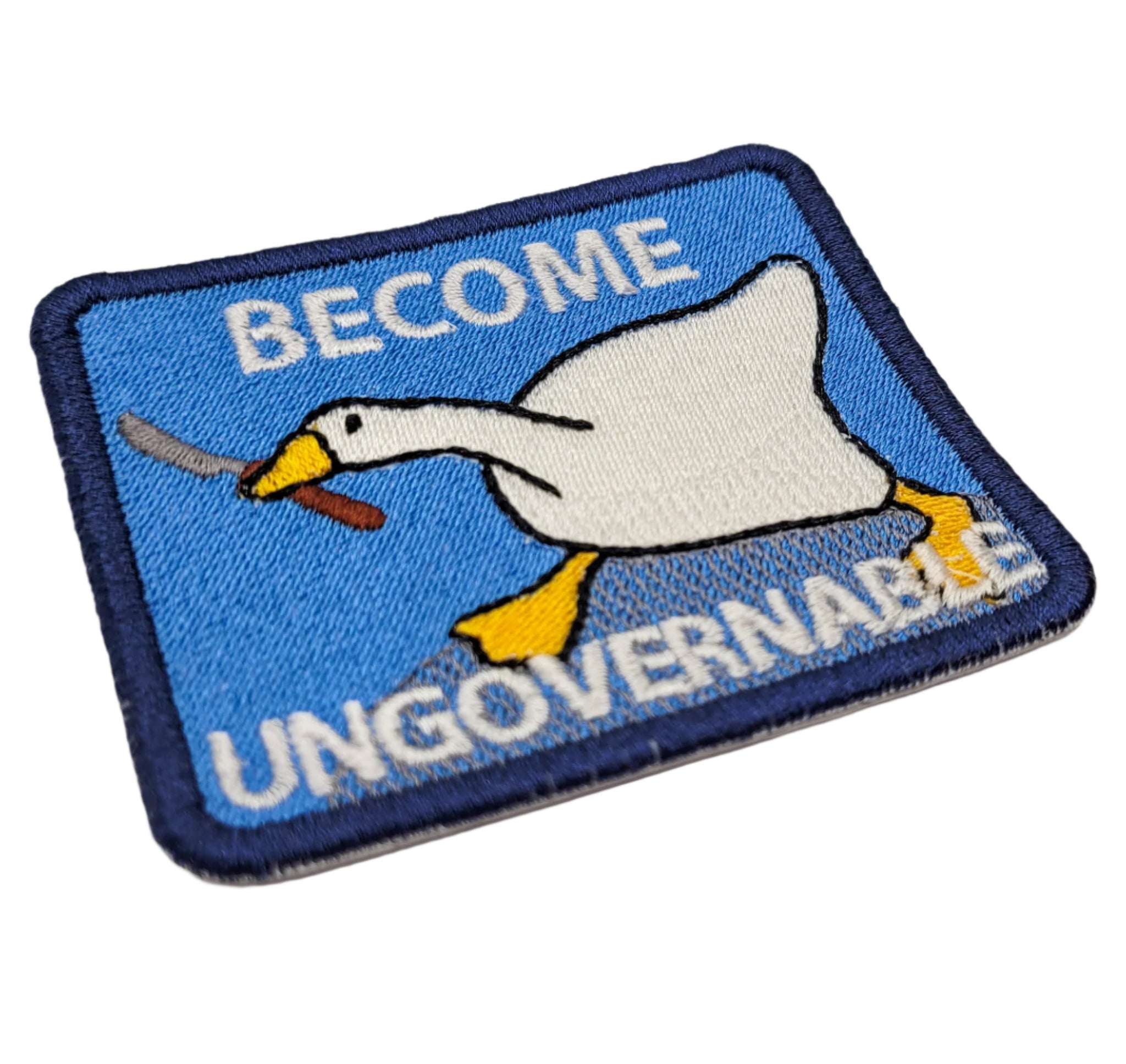 Become Ungovernable Goose Embroidered Patch