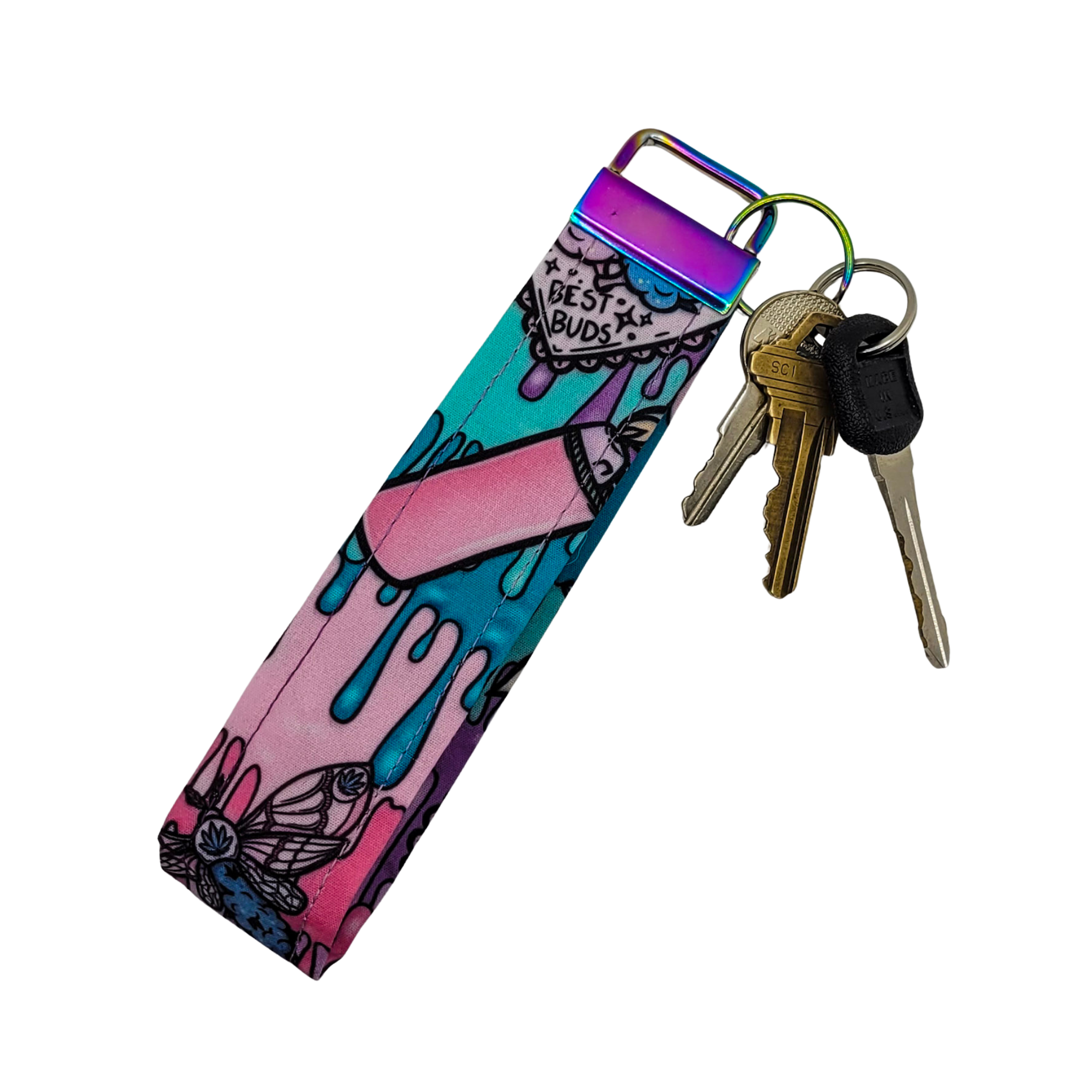 Best Buds Wristlet Keychain