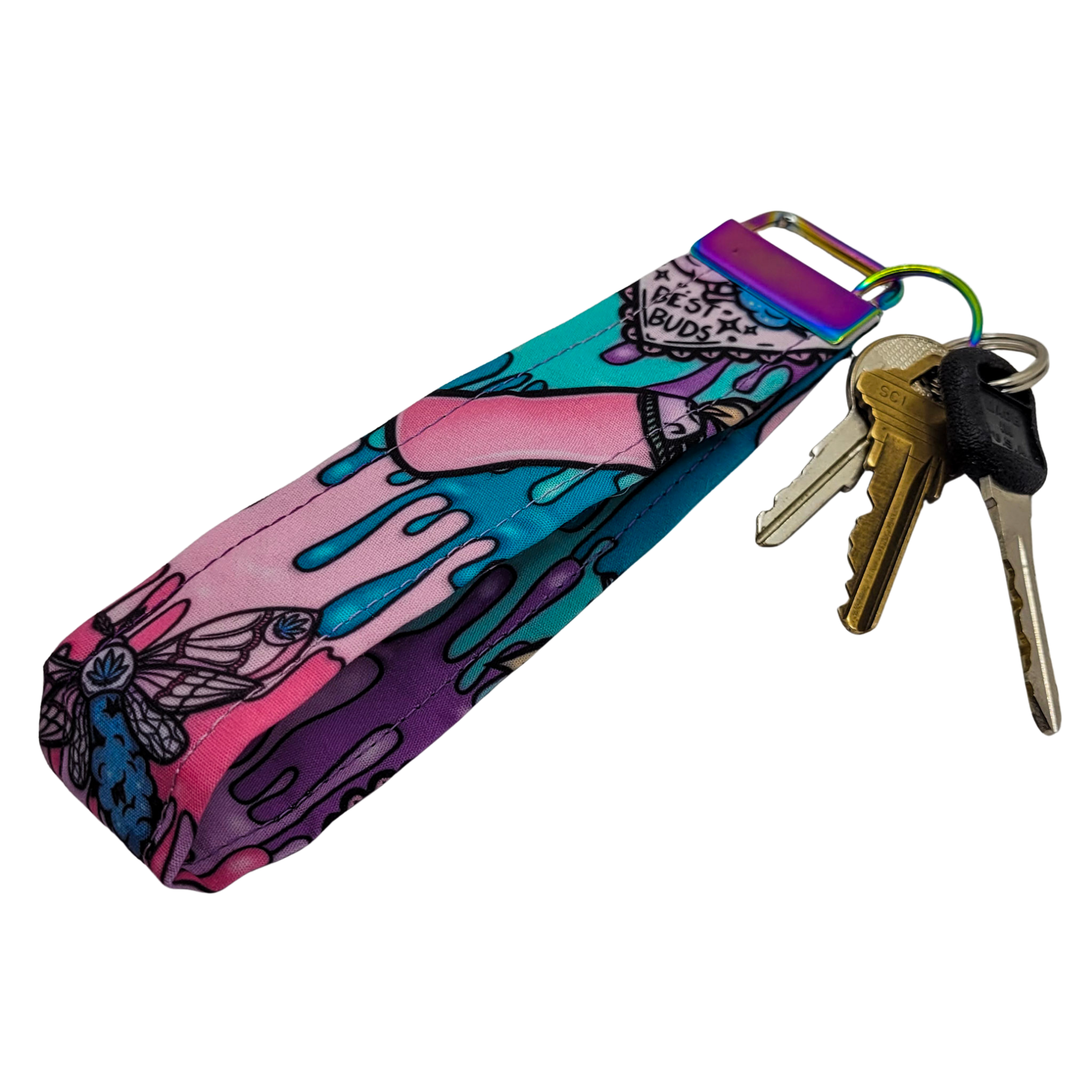 Best Buds Wristlet Keychain