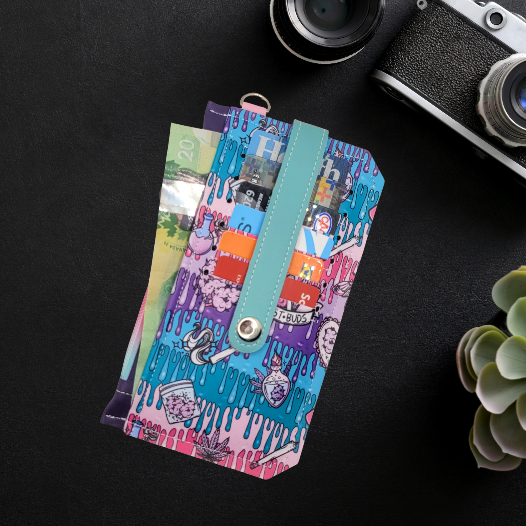 Best Buds Vinyl Slim Wallet