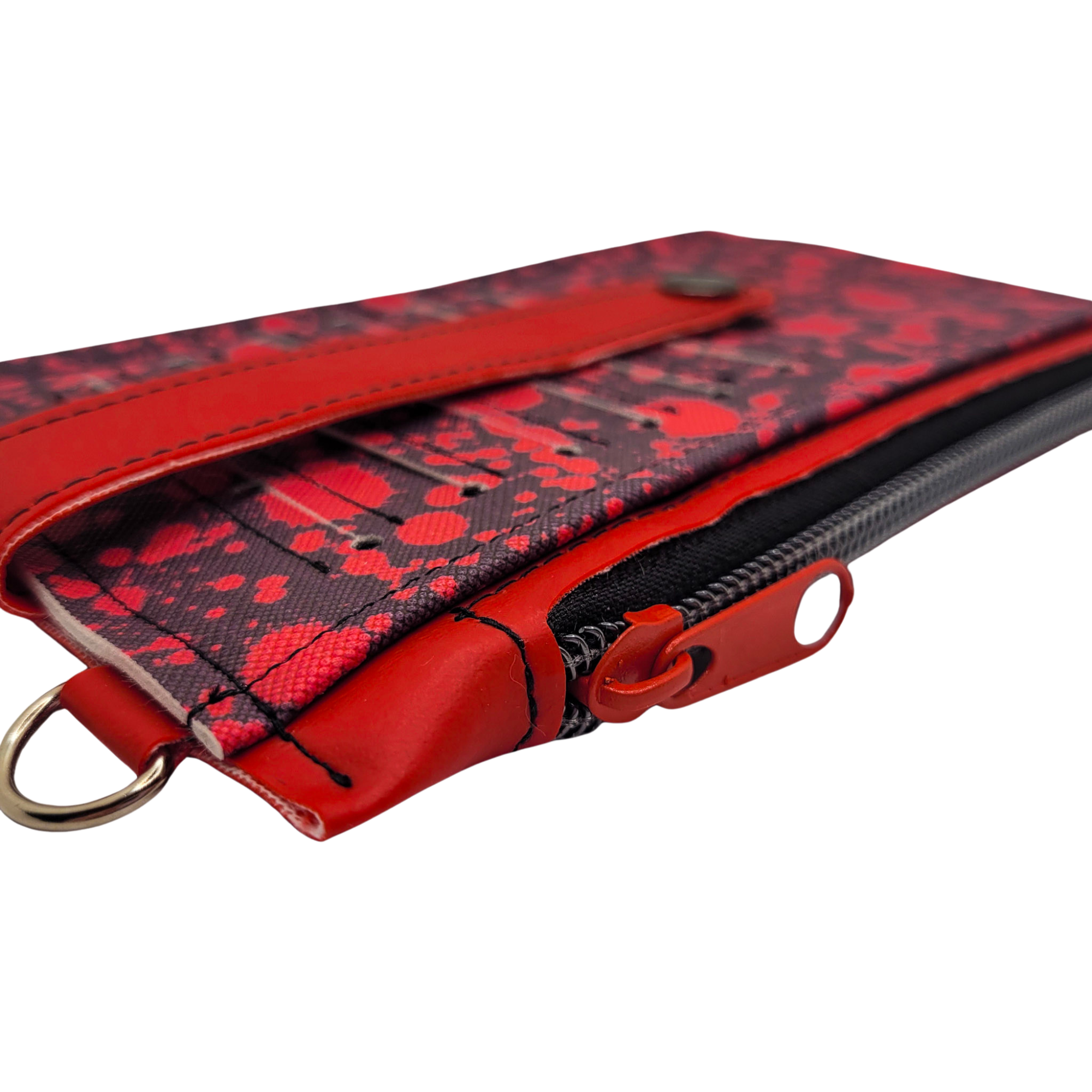 Blood Splatter Vinyl Slim Wallet
