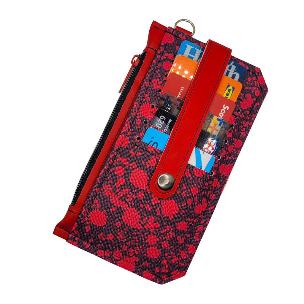 Blood Splatter Vinyl Slim Wallet