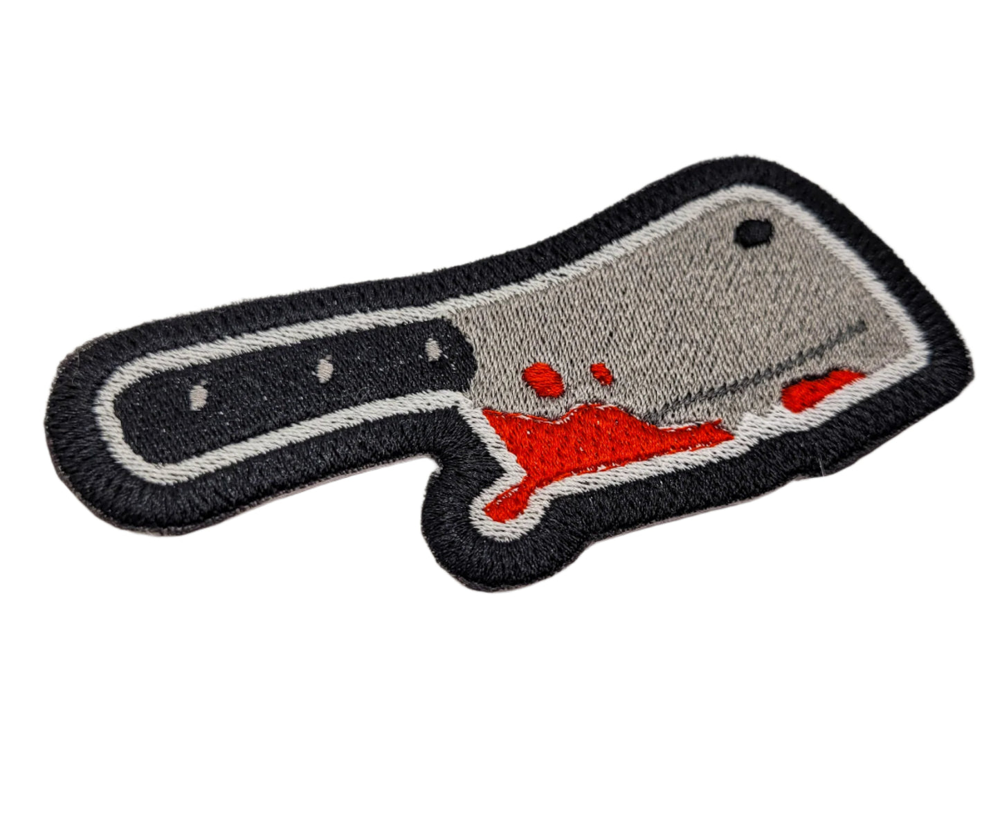 Bloody Cleaver Embroidered Patch