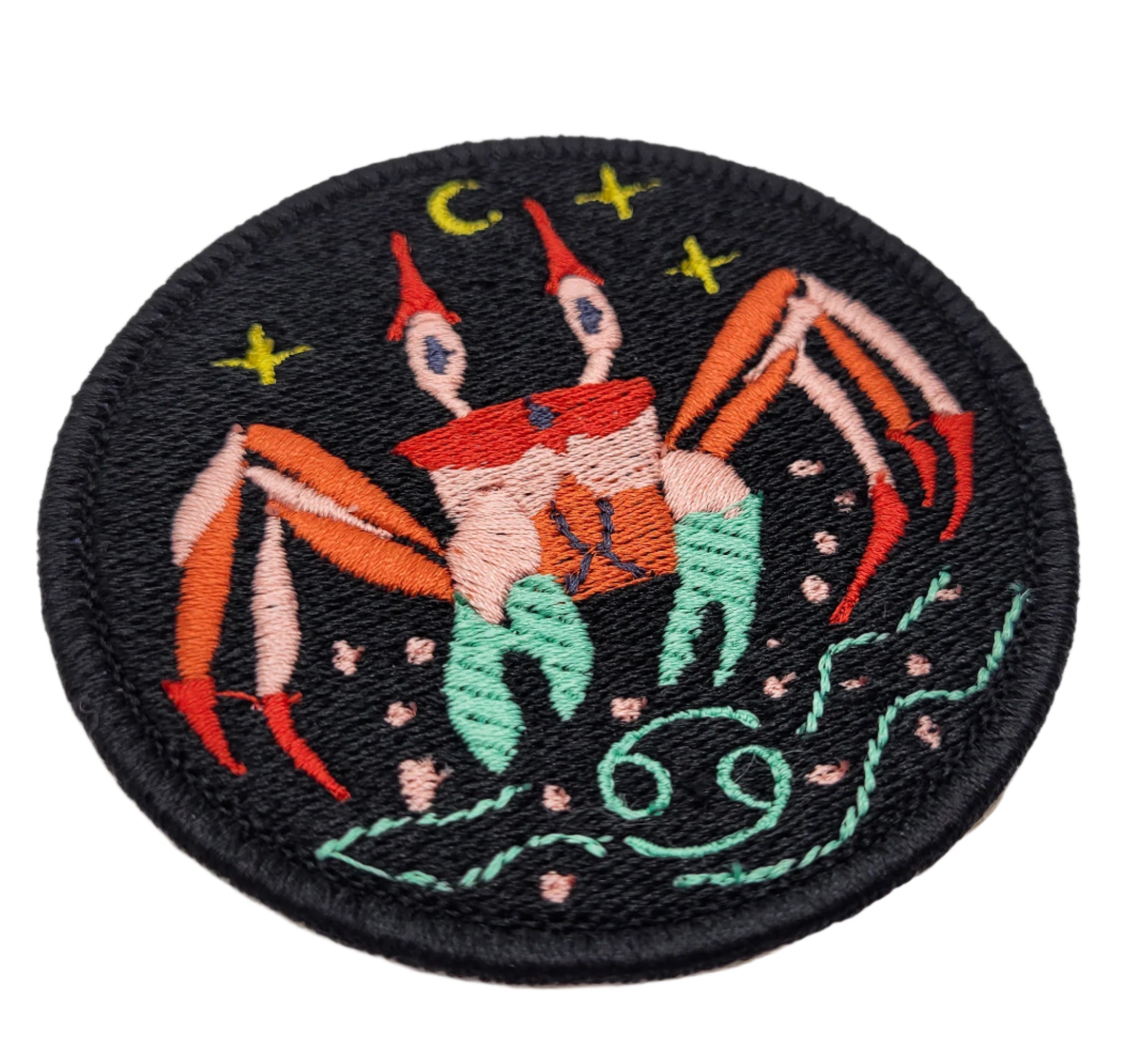 Cancer Zodiac Embroidered Patch