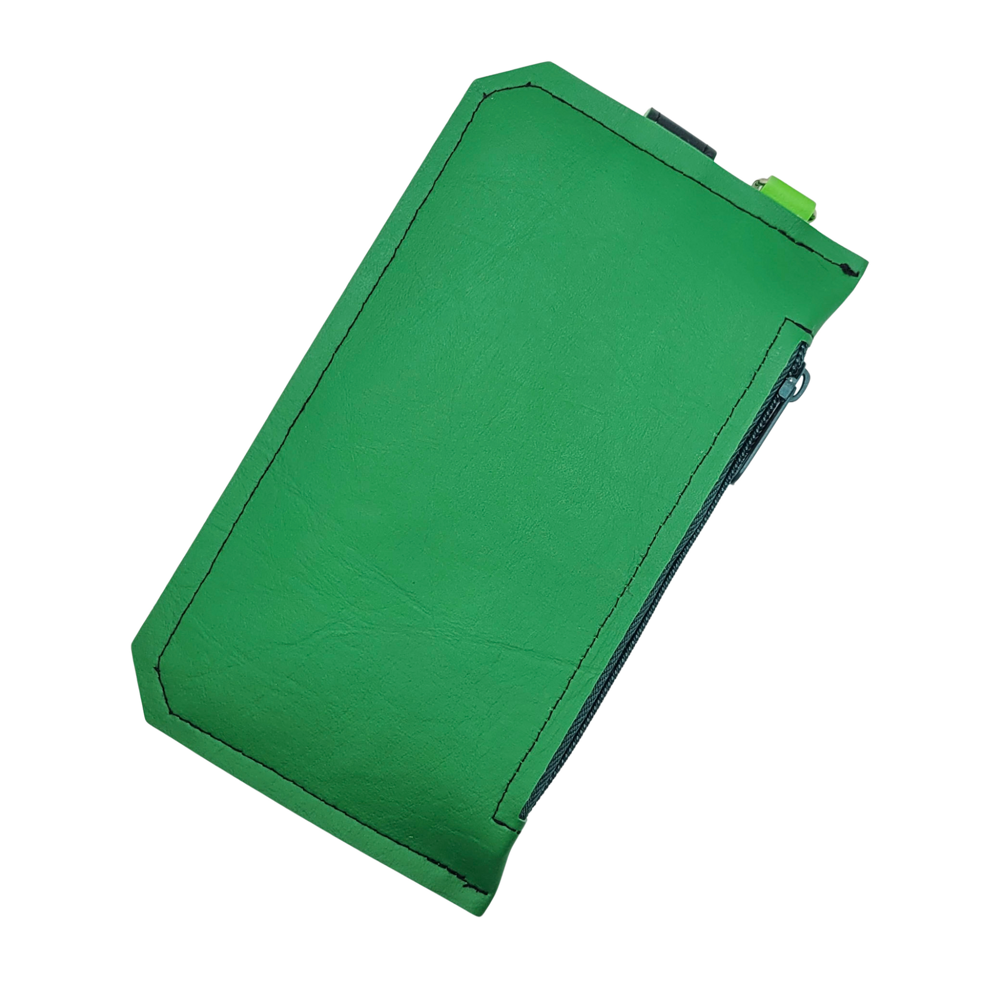 Leafy Green Vinyl Slim Wallet