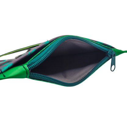 Leafy Green Vinyl Slim Wallet