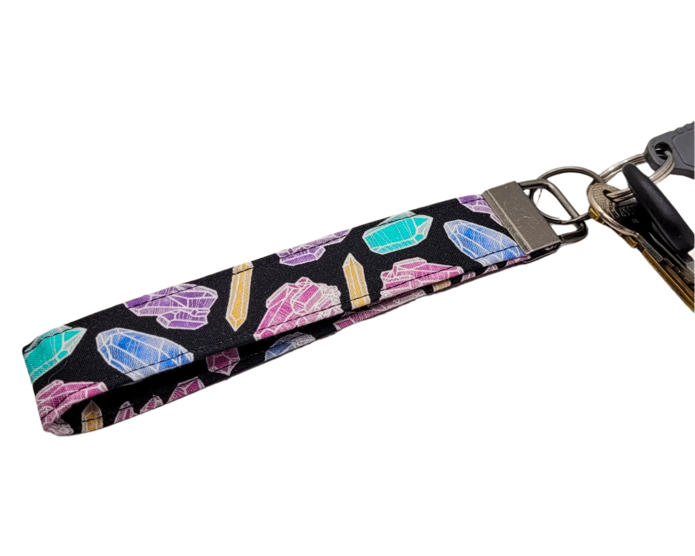 Crystals Wristlet Key Strap
