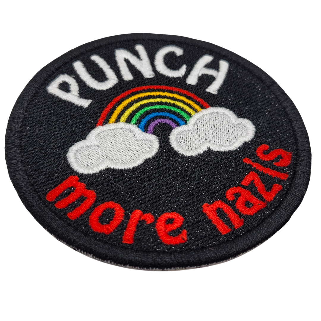 Punch More Nazis Embroidered Patch