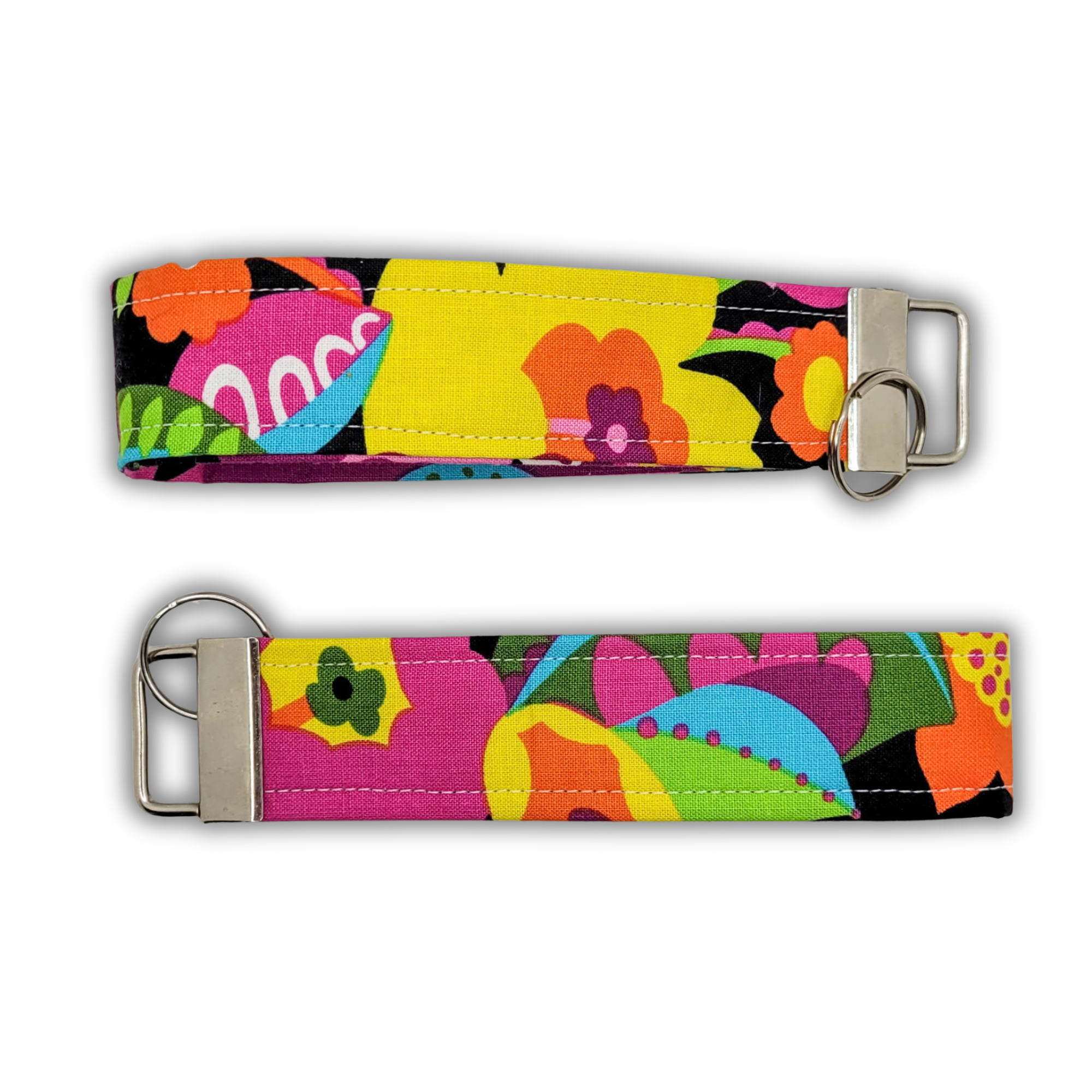 Electric Garden Wristlet Keychain
