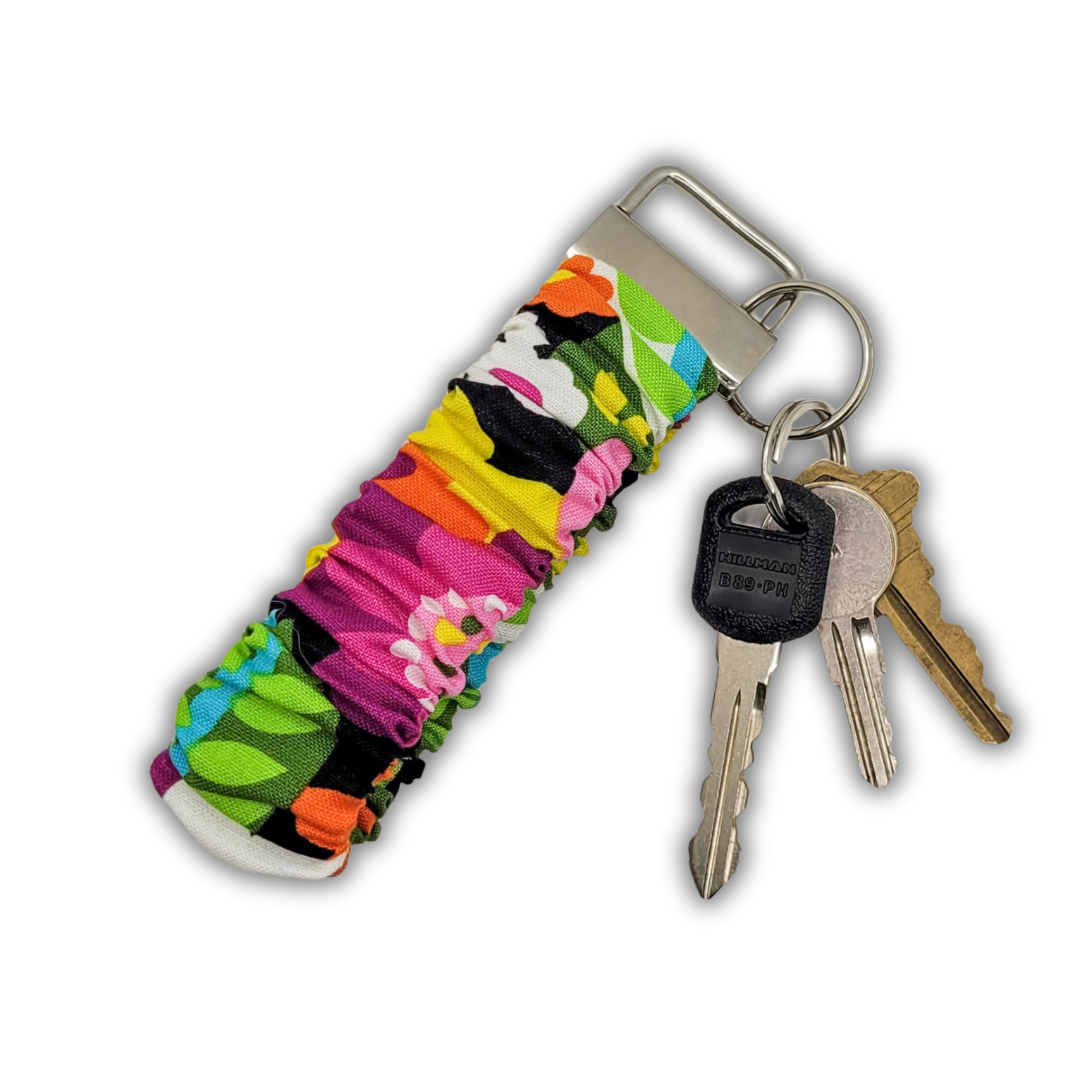 Electric Garden Scrunchie Wristlet