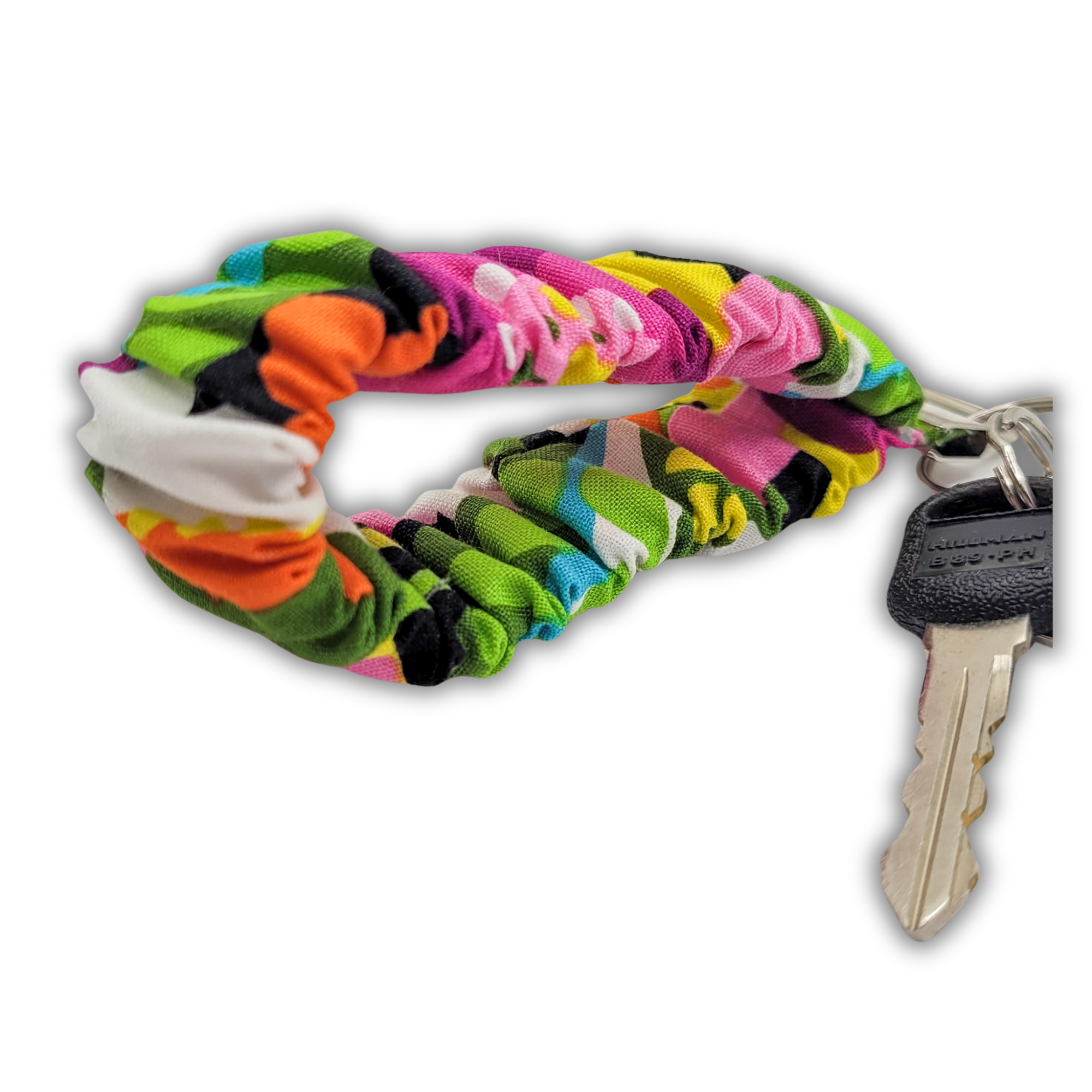Electric Garden Scrunchie Wristlet