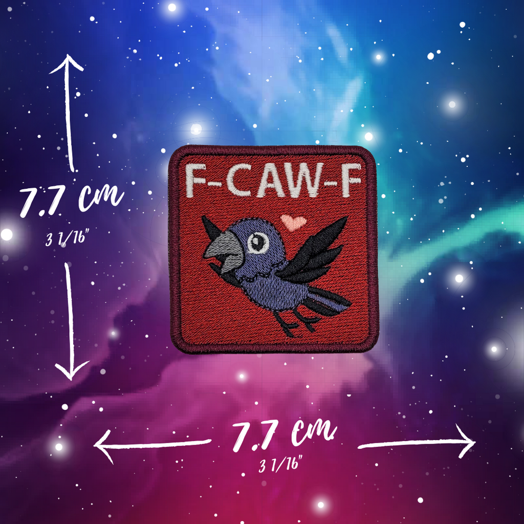 F-CAW-F Crow Embroidered Patch
