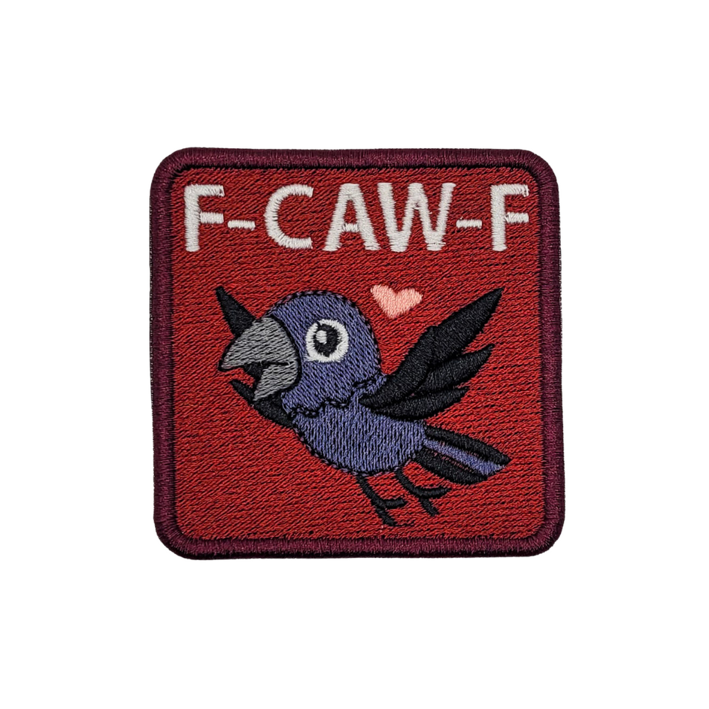 F-CAW-F Crow Embroidered Patch