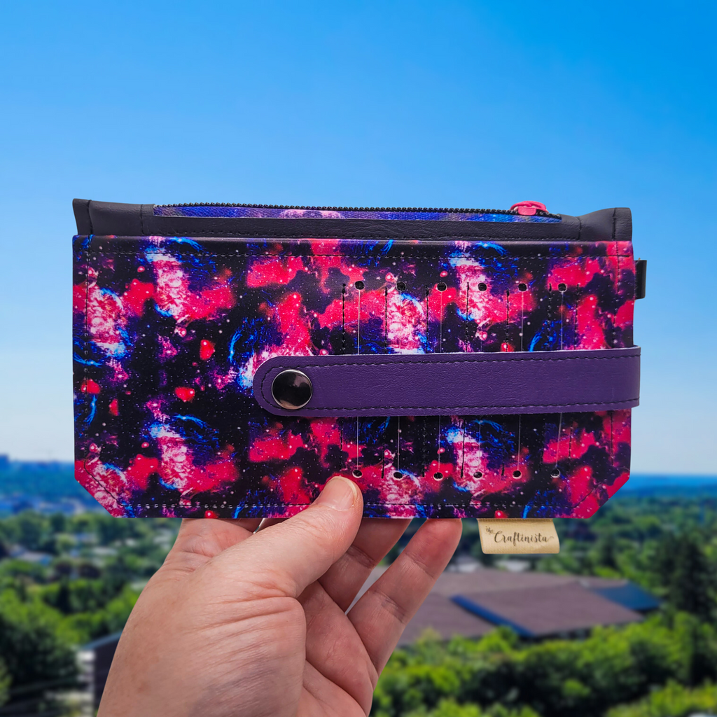 Far Out Galaxy Vinyl Slim Wallet