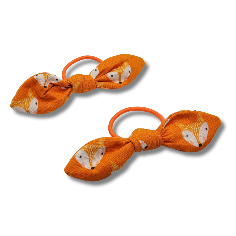 Foxes Knot Bow Hair Elastic