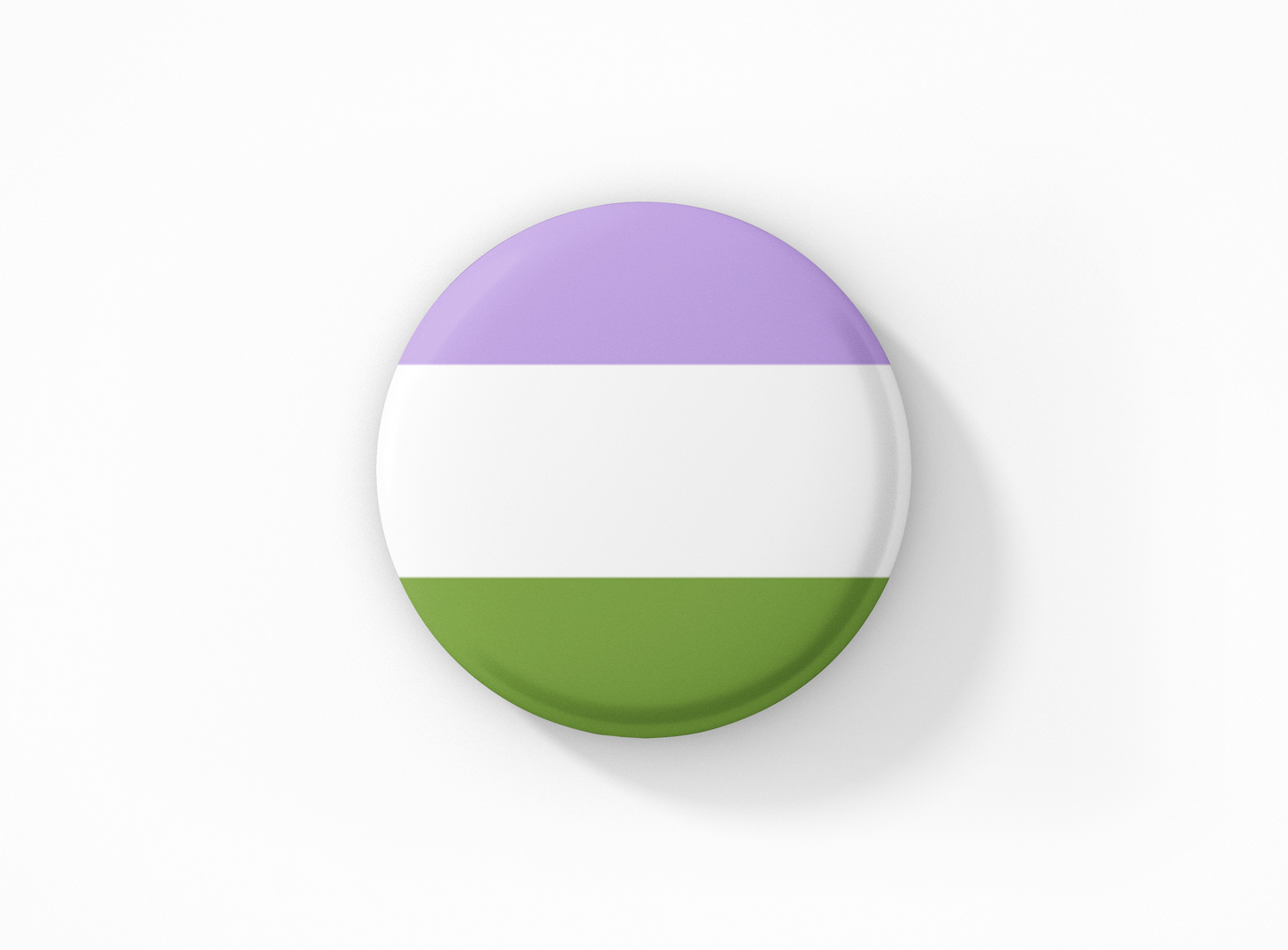 Genderqueer Pride Flag Patch & Pinback Button