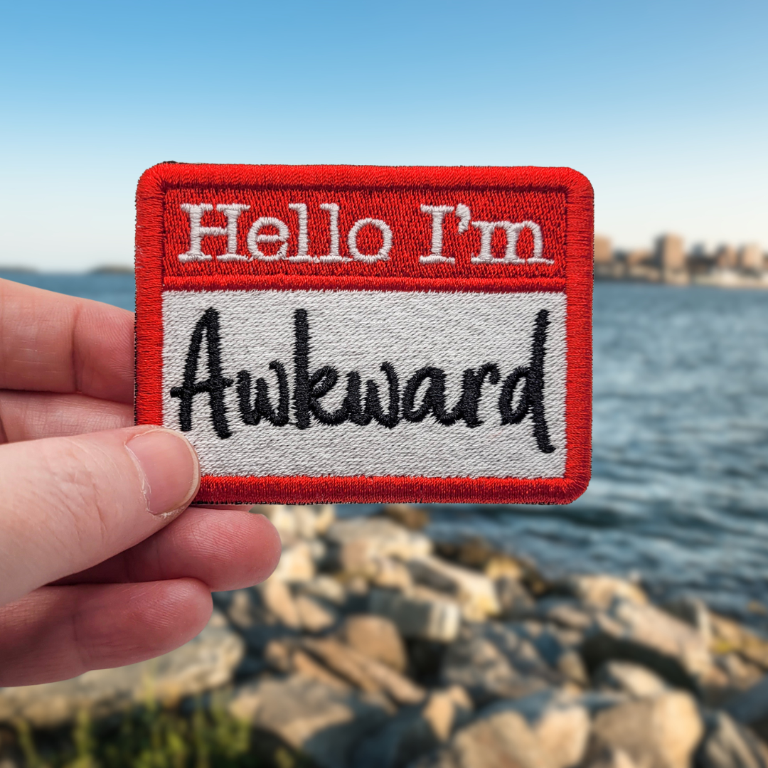 Hello I'm Awkward Embroidered Patch
