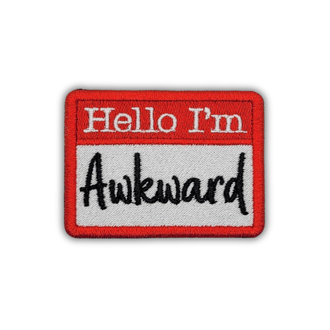 Hello I'm Awkward Embroidered Patch