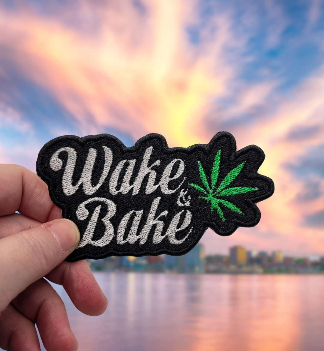 Wake & Bake Embroidered Patch