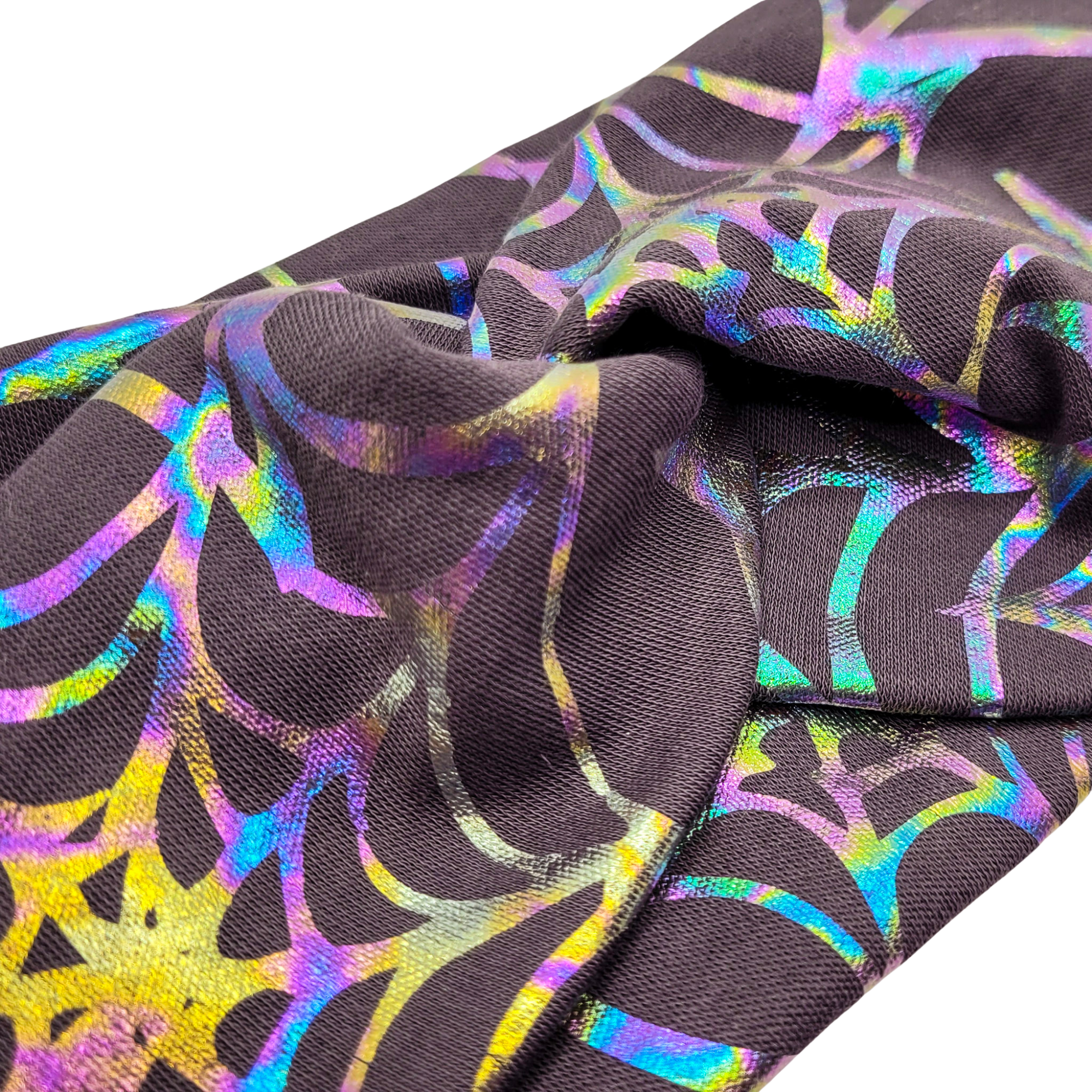 Holographic Spiderwebs Stretch Knit Headband