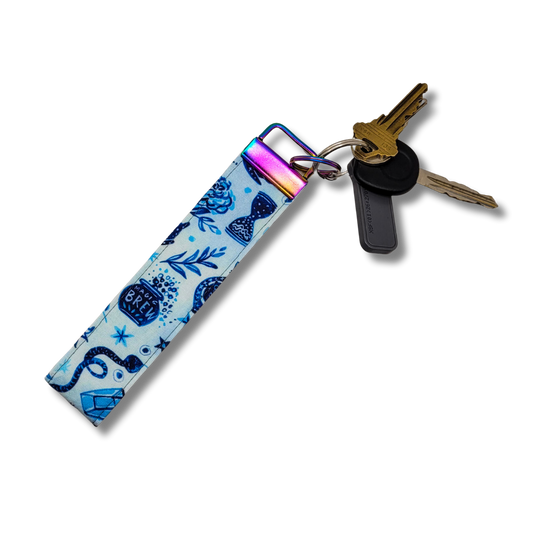 Mystic Blue Wristlet Key Strap