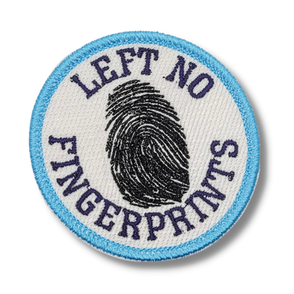 Left No Fingerprints Merit Badge