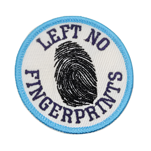Left No Fingerprints Merit Badge