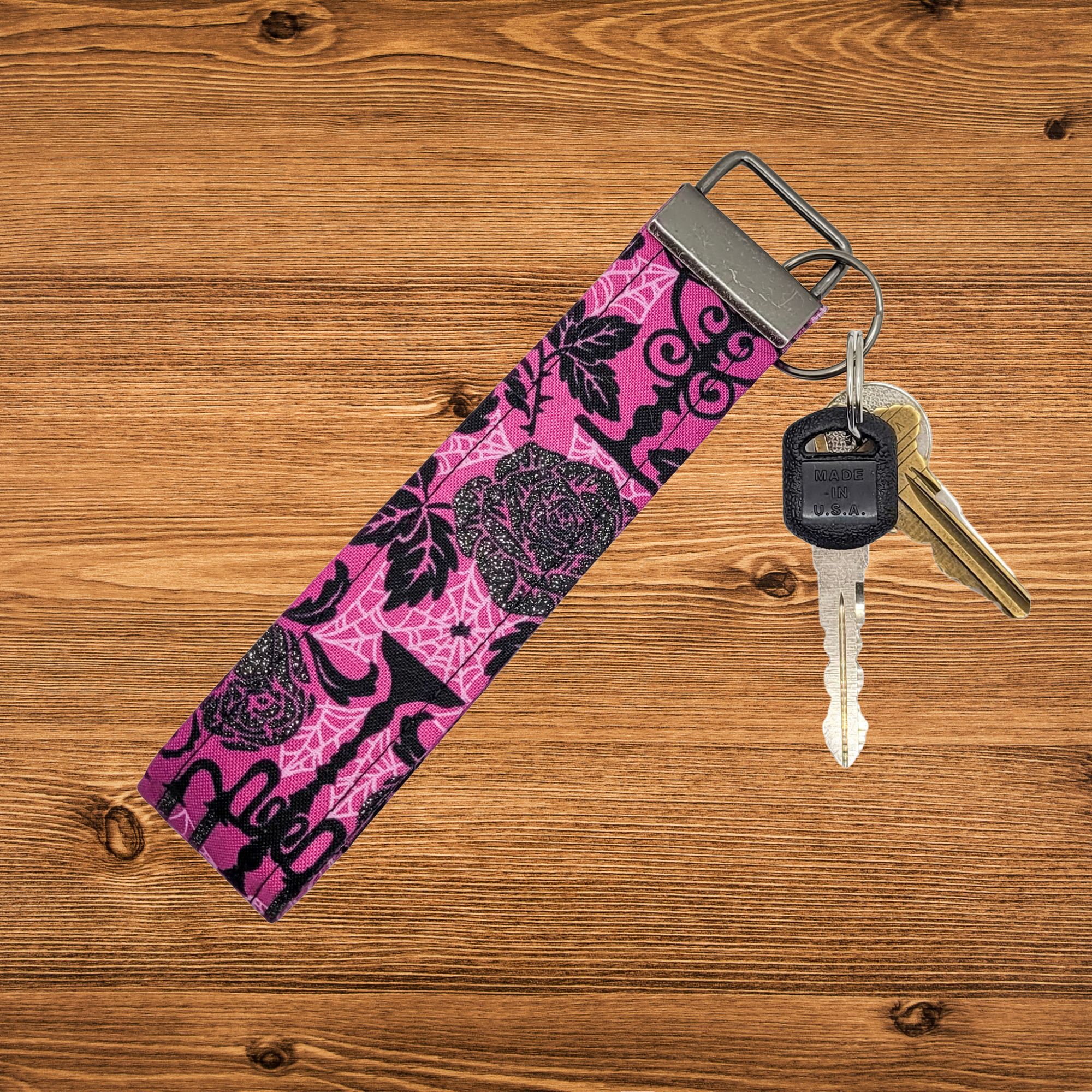 Midnight Gothic Wristlet Keychain