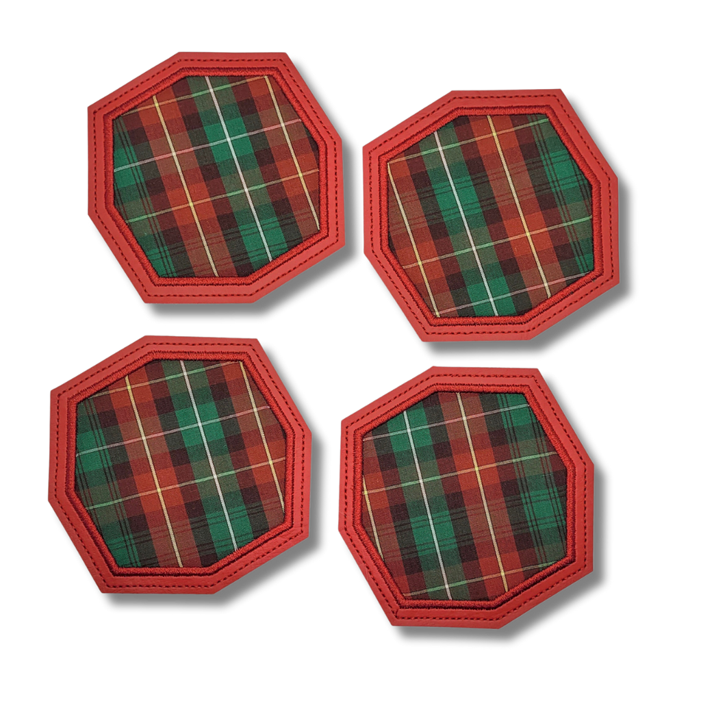 Sous-verres tartan de l'Île-du-Prince-Édouard