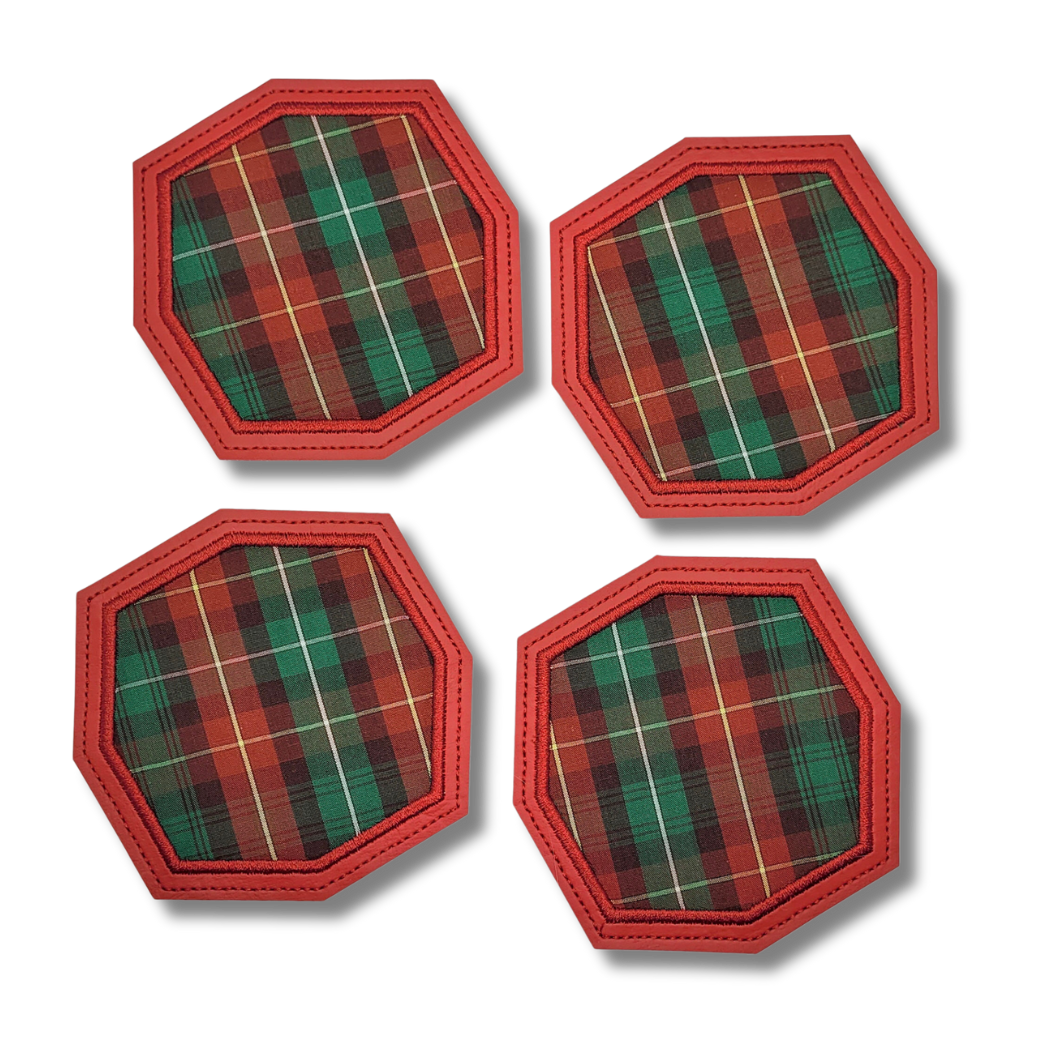 Prince Edward Island Tartan Coasters